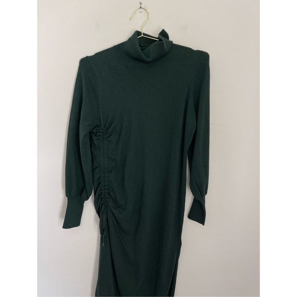TED BAKER Aavvaa Ruched Knitted Turtleneck Dress Size 4 NWT - Picture 3 of 10